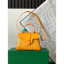 Goyard Saigon Souple Mini Bag Goyardine Yellow