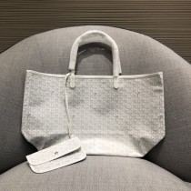 Goyard Saint Louis Tote Bag 57CM White