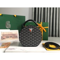 Goyard The Alto Hatbox Trunk Bag Black White