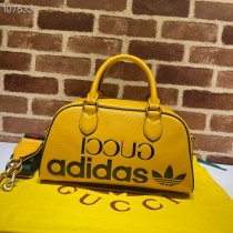 Gucci Adidas Mini Duffle Bag 702397 Yellow