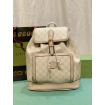 Gucci Backpack With Interlocking G 674147 Beige
