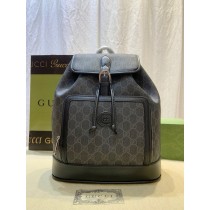 Gucci Backpack With Interlocking G 674147 Black