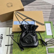 Gucci Blondie Mini Bucket Bag 760313 Black