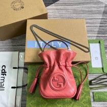Gucci Blondie Mini Bucket Bag 760313 Pink