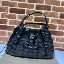Gucci Deco Medium Tote Bag 746210 Black