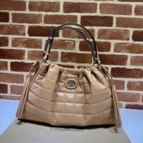 Gucci Deco Medium Tote Bag 746210 Khaki