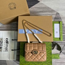 Gucci Deco Series Mini Shoulder Bag Apricot
