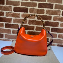 Gucci Diana Medium Shoulder Bag 746124 Orange