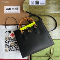 Gucci Diana Small GG Tote Bag 660195 Black