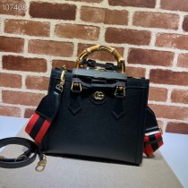 Gucci Diana Small GG Tote Bag Black