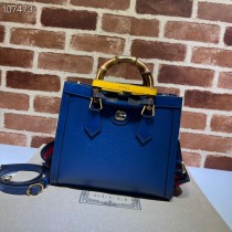 Gucci Diana Small GG Tote Bag Dark Blue