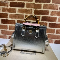 Gucci Diana Small GG Tote Bag Ombre Black