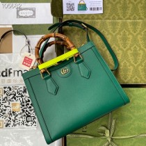 Gucci Diana Small Tote Bag 660195 Green