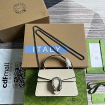 Gucci Dionysus Mini Top Handle Bag 752029 White