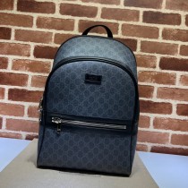 Gucci Gg Backpack Supreme Canvas 771158 Black