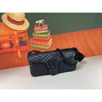 Gucci GG Marmont Shoulder Bag 734814 Black