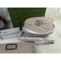 Gucci Gg Marmont Small Shoulder Bag 447632 Beige