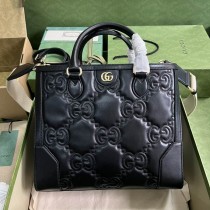 Gucci GG Matelassé Top Handle Bag 728236