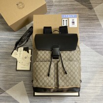 Gucci GG Supreme Monogram Backpack Black