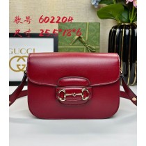 Gucci Horsebit 1955 Shoulder Bag 602204 Red