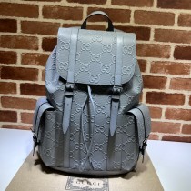 Gucci Jumbo GG Backpack 625770 Grey