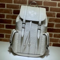 Gucci Jumbo GG Backpack 625770 White
