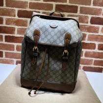 Gucci Medium Backpack Interlocking G 696013 Beige Brown