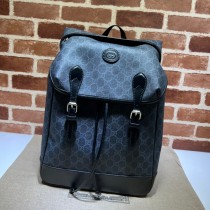 Gucci Medium Backpack Interlocking G 696013 Black