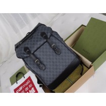 Gucci Medium Backpack With Interlocking G 696013 Black