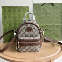 Gucci Multi-Function Bag With Interlocking G 725654 Beige