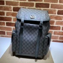 Gucci Ophidia GG Medium Backpack 598140 Black Grey