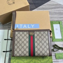 Gucci Ophidia GG Pouch 760243 Ebony