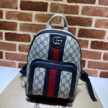 Gucci Ophidia GG Small Backpack 547965 Beige Blue