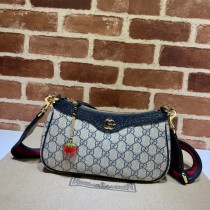 Gucci Ophidia Gg Small Handbag 735132 Beige Blue