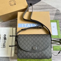 Gucci Ophidia Messenger Bag 724704 Grey