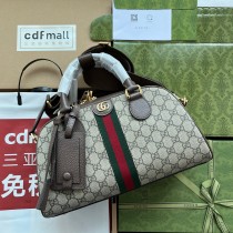 Gucci Ophidia Bowling Handbag 32.5CM GG Supreme Canvas