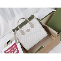 Gucci Small Tote Bag With Interlocking G 659983 White