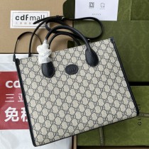 Gucci Small Tote Bag with Interlocking G Blue
