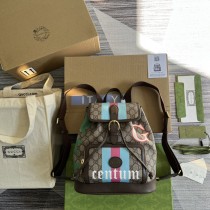 Gucci Vintage Backpack with Interlocking G Brown PVC