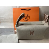 Hermes Bride a Brac Trousse de Toilette Bag Beige