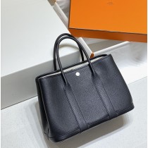 Hermes Garden Party 30cm Tote Black