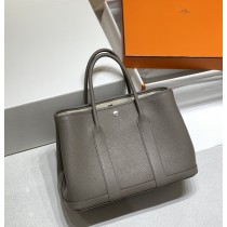 Hermes Garden Party 30cm Tote Etain
