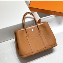 Hermes Garden Party 30cm Tote Gold