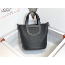 Hermes In-The-Loop 18 Bag Clemence Swift Black