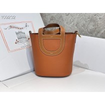 Hermes In-The-Loop 18 Bag Clemence Swift Gold Brown