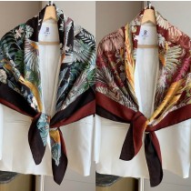 Hermes Scarf Wraps Square Shawl Double-Sided Mythiques Phoenix