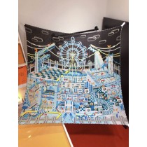 Hermes Scarf Wraps Square Shawl Jockey Club
