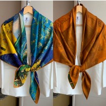 Hermes Scarf Wraps Square Shawl Natural Scenery