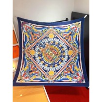 Hermes Women Scarf Wraps Square Shawl Cape Multi