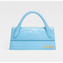 Jacquemus Le Chiquito Long Bag Le Raphia Blue